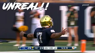 Notre Dame vs. Toledo THRILLING Ending!