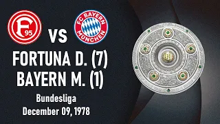 Fortuna Dusseldorf vs Bayern Munich - Bundesliga 1978-1979 16. Spieltag - Full match