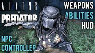 Quick Look at Predator's HUD, Abilities & Lethal Weapons! | Garry's Mod