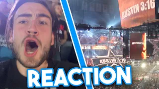 STONE COLD STEVE AUSTIN ENTRANCE POP WRESTLEMANIA 38 NIGHT 2 LIVE CROWD REACTION