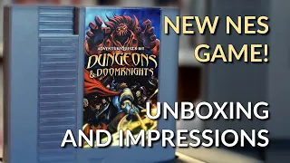 Dungeons and Doomknights UNBOXING - The Most IMPRESSIVE Homebrew NES Game EVER?!