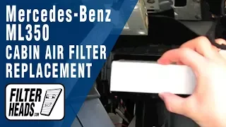 How to Replace Cabin Air Filter Mercedes-Benz ML350