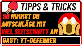 Tischtennis 🏓 Tipps & Tricks 💪 Aufschläge gekonnt retournieren 😎