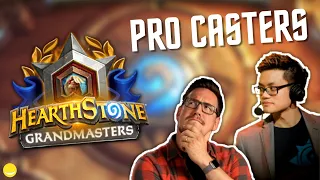 I got PRO CASTERS to cast a BRONZE Hearthstone match!!!