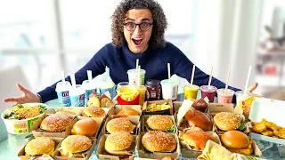 I BOUGHT EVERYTHING FROM THE MCDONALDS MENU ! * 30,000 Calories *