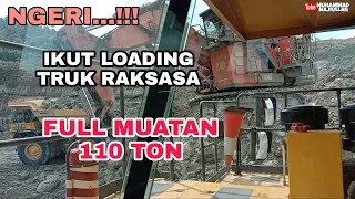 TAMBANG BATU BARA MUATAN 110 TON BEGINI RASANYA NAIK TRUK RAKSASA