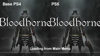 Bloodborne (PS4 vs PS5) Loading time, Graphics