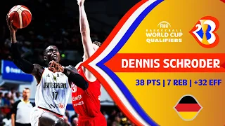 Dennis Schroder sets European Qualifiers record | 38 PTS | 7 REB | +32 EFF | #FIBAWC 2023 Qualifiers