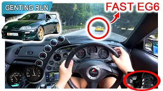 Part 2/2 | A80 Toyota Supra 2JZ-GTE 6MT | Malaysia #POV [Genting Run 冲上云霄] [CC Subtitle]