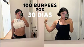 hice 100 burpees diarios “mi transformación”