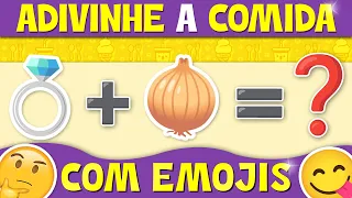 🍕 Você Consegue Adivinhar a COMIDA Pelo Emoji? 😋🍫 Adivinhe a COMIDA Pelos Emojis | Quiz