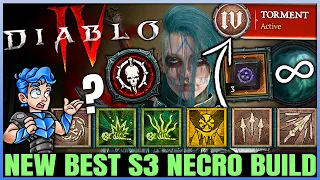 Diablo 4 - New Best S3 Highest Damage Necromancer Build - This Bone Spear Combo is OP - Full Guide!