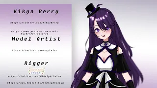 Vtuber Model Rigging Showcase- Kikyo Berry