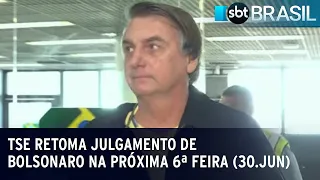 TSE retoma julgamento de Bolsonaro na próxima 6ª feira (30.jun) | SBT Brasil (29/06/23)