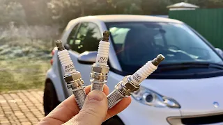 Smart ForTwo spark plugs replacement. How to change Smart spark plugs by yourself