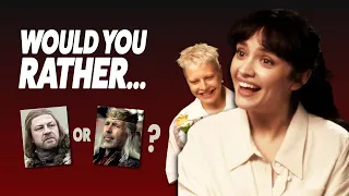 "Imagine Mucking Out A Dragon" 😂 Olivia Cooke & Emma D'Arcy Play Would You Rather...