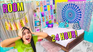 Transforming my ROOM in 24 Hours!*extreme makeover challenge*+ Room Tour 2020🌻