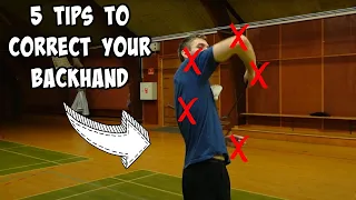 5 Backhand Mistakes You're Making In Badminton