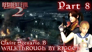 Resident Evil 2 Claire Сценарий Б Прохождение Часть 8 "Канализация"