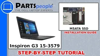 Dell G3 15-3579 (P75F003) MSATA SSD How-To Video Tutorial