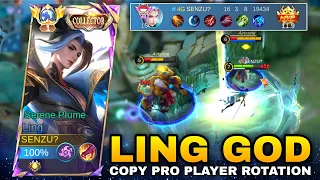 LING FASTHAND SUPER AGGRESSIVE + ON POINT ( Ling God Is Here ) PERFECT MACRO & MICRO ROTATION - MLBB