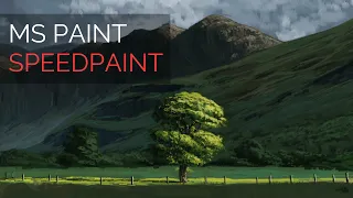 [Speedpaint] MS Paint Mountain Landscape