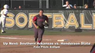 GAC Sotball Tournament (Day 2) - Southern Arkansas vs. Henderson State