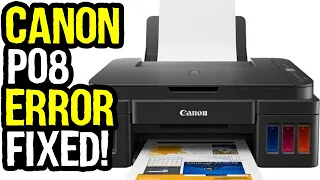 Canon P08 Error | Canon No Ink Error | Canon G2010 | Canon G3010 | Canon G4010 | Reset Canon Printer