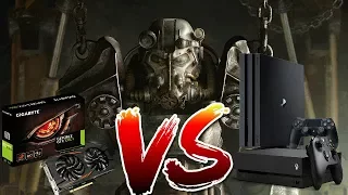 XBOX ONE X/PS4 PRO vs GTX 1050TI Fallout 4 [test fps]