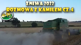 Żniwa 2022 z John Deere 2064 HillMaster! Rozmowa z Kamilem cz.4