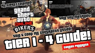 GTA Online: Bikers Tier 1-4 Guide