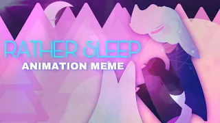 I’D RATHER SLEEP Animation meme REMAKE || JSAB LYCAN 1.8k Special