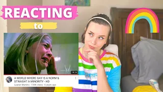 Reacting to A World Where Gay is a Norm & Straight a Minority || reacting to LGBTQ+ short film