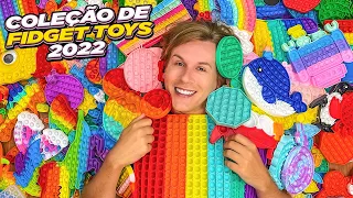 A MAIOR COLEÇÃO DE FIDGET TOYS DO BRASIL! MINHA COLEÇÃO DE FIDGET TOYS ATUALIZADA! | TIO LUCAS