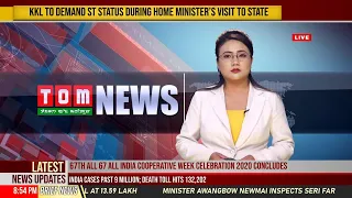 LIVE | TOM TV 9:00 PM MANIPURI NEWS, 19TH JAN 2021