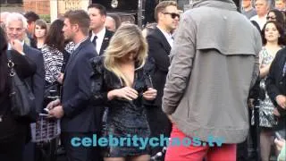 Ellie Goulding arrives to Divergent movie premiere in los angeles