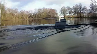 Rc Uboot Robbe (umbau zu Typ 7/c) Testfahrt vor Lackierung