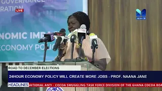 24hr economy will create more jobs ---- Prof. Naana Jane