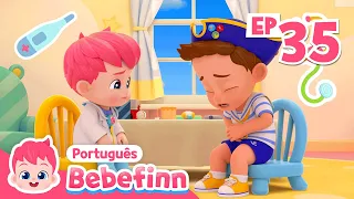 Canção do Hospital 🏥 | Cante Junto com Bebefinn | Bebefinn em Português - Canções Infantis