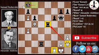 World Champion vs American Champion | Alekhine vs Reshevsky 1937