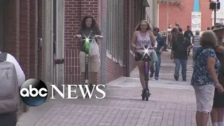 Electric scooters and the potential danger to riders and pedestrians  l ABC NEWS