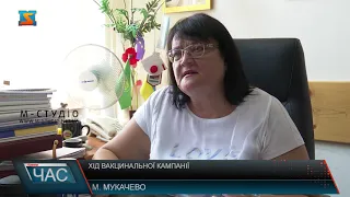 Хід вакцинації. Щеплення на Мукачівщині