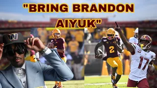 Washington Commanders QB Jayden Daniels Wants To Team Up With WR Brandon Aiyuk! Terry X Aiyuk