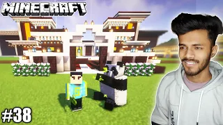 MOVING PANDA 🐼 TO MY CASTLE |MINECRAFT GAMEPLAY|#38