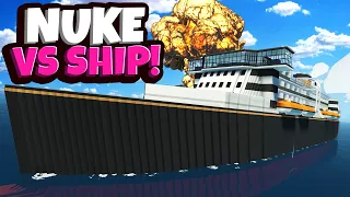 Can We SINK a Cruise Ship with a Nuke in Stormworks Sinking Ship Survival?