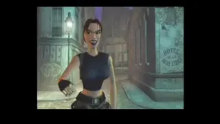 Lara Croft laughing/giggling