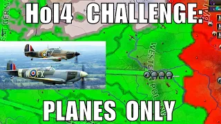 Britain stays on the island and only uses planes in Hearts of Iron 4