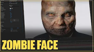 Zombie Face After Effects VFX Tutorial