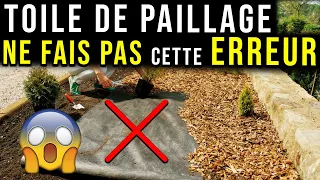 Mettre une Toile de Paillage SOUS les Copeaux : la Pire Erreur !!