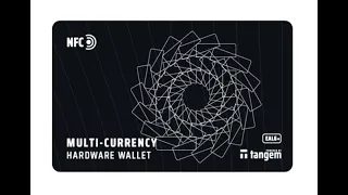 Tangem Hardware Wallet Having Issues...ALREADY??!